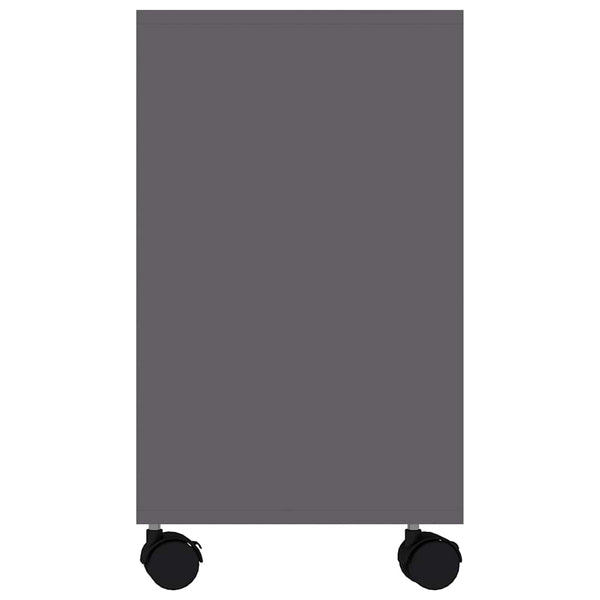 Grauer Beistelltisch 70x35x55 cm