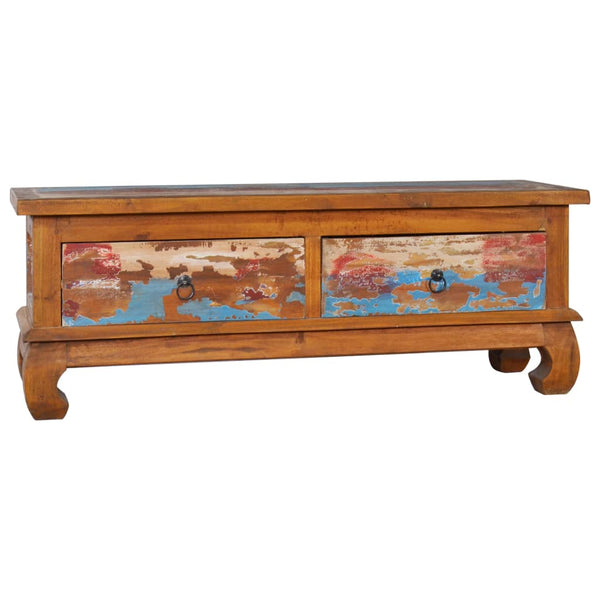 TV-Schrank 110x35x40 cm Teak Altholz