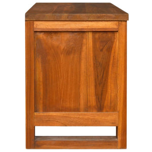 TV-Schrank 110x30x40 cm Teak Massivholz