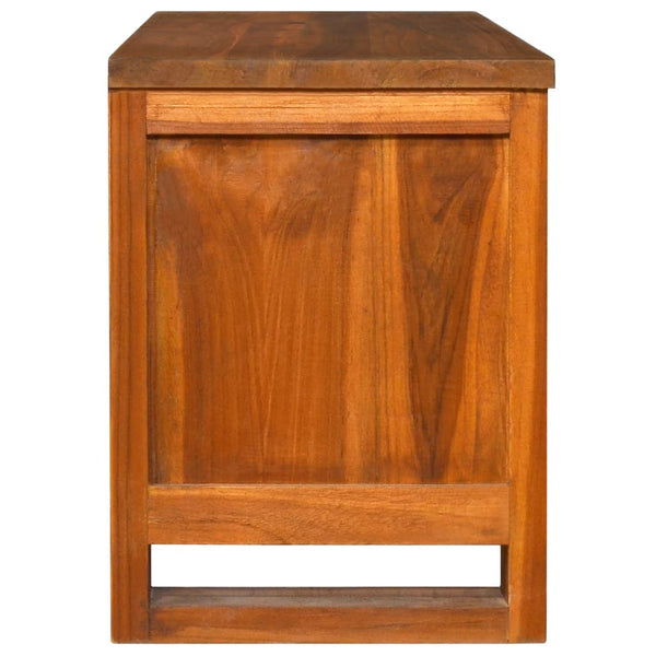 TV-Schrank 110x30x40 cm Teak Massivholz