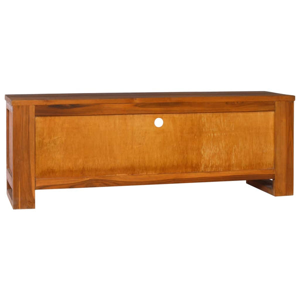 TV-Schrank 110x30x40 cm Teak Massivholz