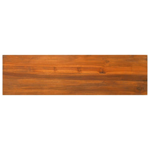 TV-Schrank 110x30x40 cm Teak Massivholz