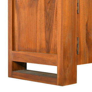 TV-Schrank 110x30x40 cm Teak Massivholz
