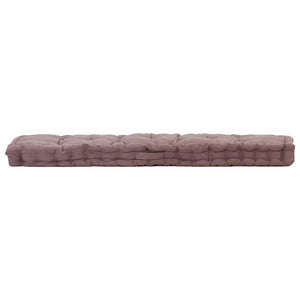 Palettenauflagen 2 Stk. Baumwolle Taupe