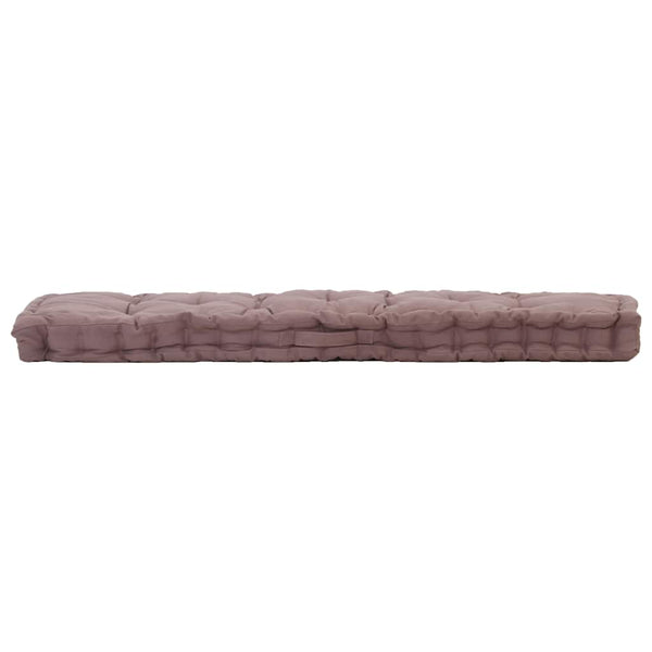 Palettenauflagen 2 Stk. Baumwolle Taupe