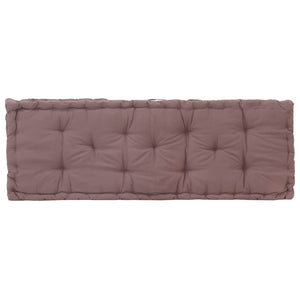 Palettenauflagen 2 Stk. Baumwolle Taupe