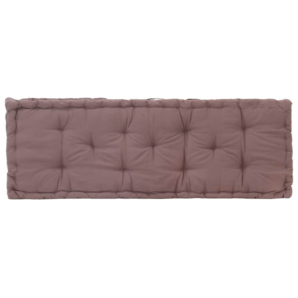 Palettenauflagen 2 Stk. Baumwolle Taupe