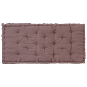 Palettenauflagen 2 Stk. Baumwolle Taupe