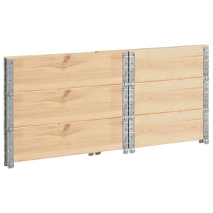 vidaXL Rehausses de palette 3 pcs 60x80 cm Bois de pin massif