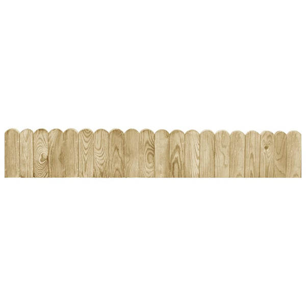 Beeteinfassungen 2 Stk. 120 cm Imprägniertes Kiefernholz