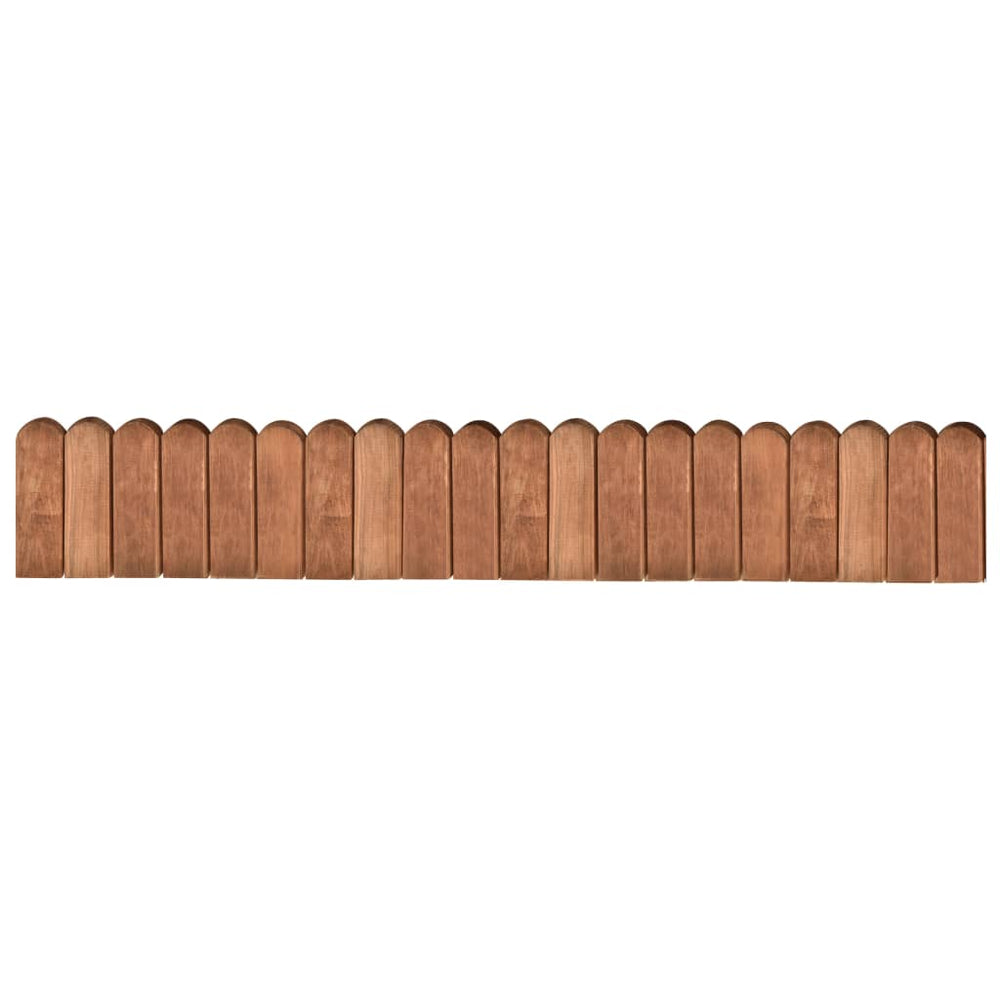 Beeteinfassungen 2 Stk. 120 cm Kiefernholz Imprägniert