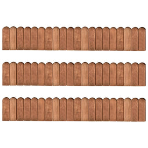 Beeteinfassungen 3 Stk. 120 cm Kiefernholz Imprägniert