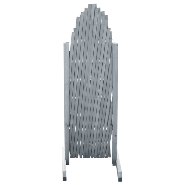 Rankgitter Massivholz Tanne 1,8x1 m Grau