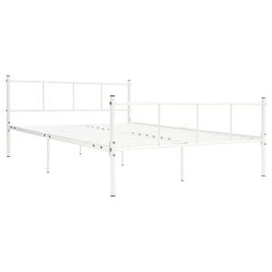 Bettgestell Weiß Metall 120x200 cm