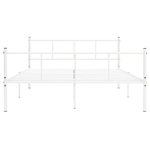 Bettgestell Weiß Metall 120x200 cm