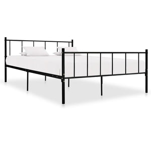Bettgestell Schwarz Metall 180×200 cm