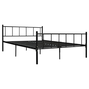 Bettgestell Schwarz Metall 180×200 cm