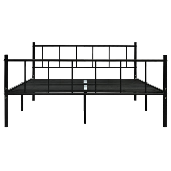 Bettgestell Schwarz Metall 180×200 cm