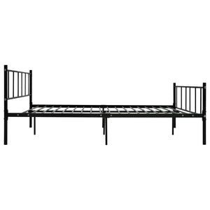 Bettgestell Schwarz Metall 180×200 cm