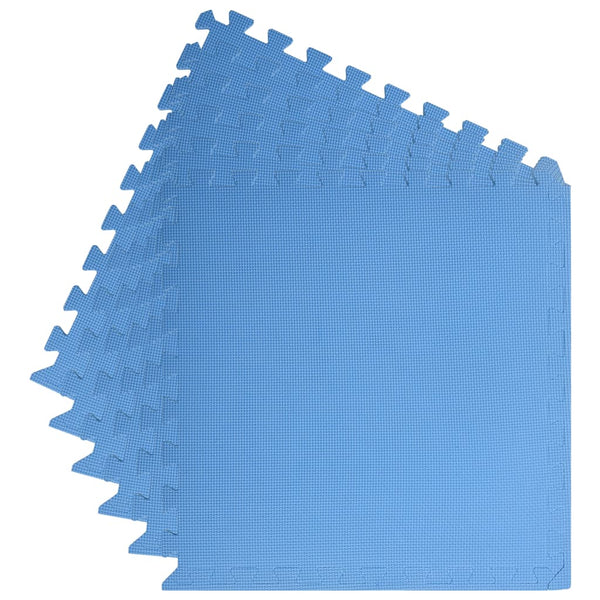 Blaue EVA-Schaumstoff-Bodenmatten - 6 Stk. (2,16 m²)