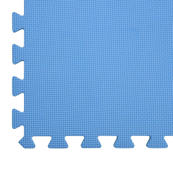 Blaue EVA-Schaumstoff-Bodenmatten - 6 Stk. (2,16 m²)