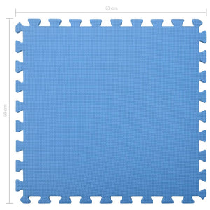 Blaue EVA-Schaumstoff-Bodenmatten - 6 Stk. (2,16 m²)