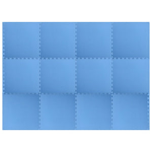 Blaue EVA-Schaumstoff-Bodenmatten - 4,32 m²