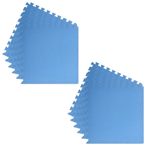 Blaue EVA-Schaumstoff-Bodenmatten - 4,32 m²