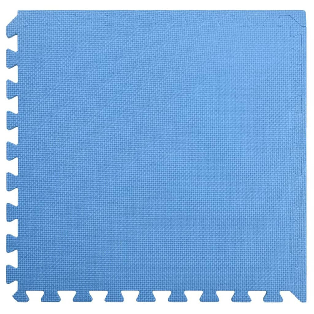vidaXL Tapis de sol 24 pcs 8,64 m² Mousse EVA Bleu