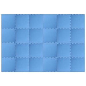 Blaue EVA-Schaumstoff-Bodenmatten - 8,64 m²
