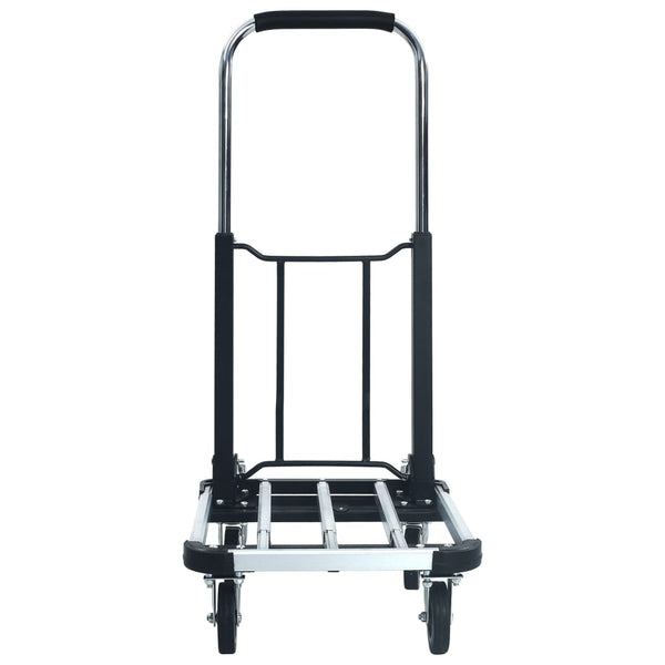 Transportwagen Klappbar 150 kg Aluminium Silbern