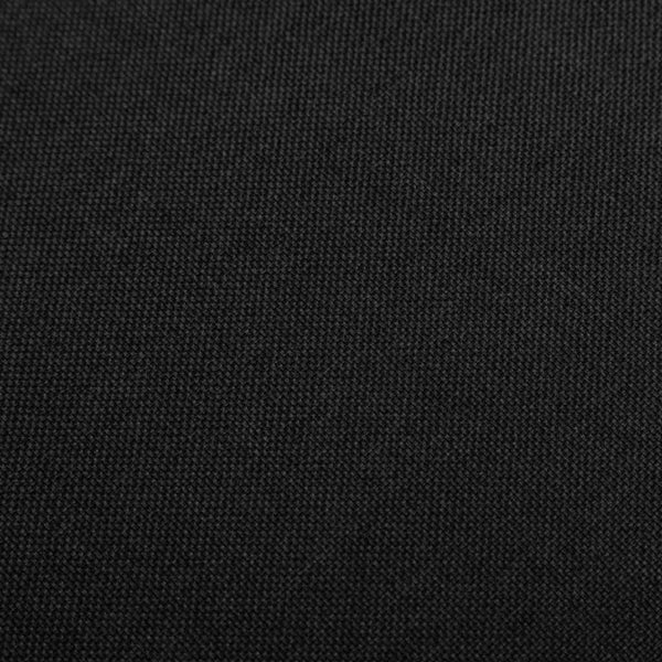 vidaXL Bar Stools 2 pcs Black Fabric