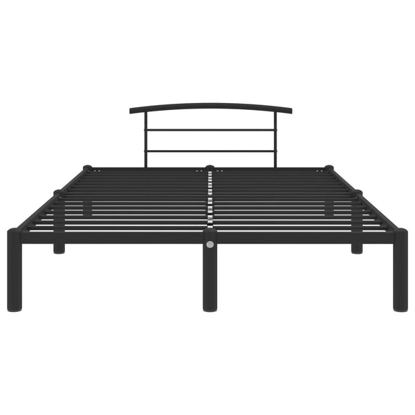 Bettgestell Schwarz Metall 160x200 cm