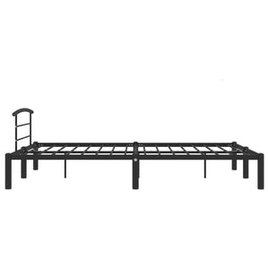 Bettgestell Schwarz Metall 160x200 cm