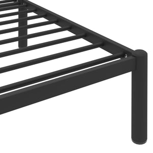 Bettgestell Schwarz Metall 160x200 cm