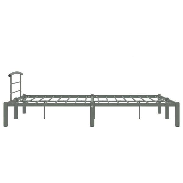 Bettgestell Grau Metall 120x200 cm
