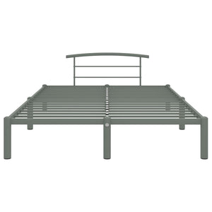 Bettgestell Grau Metall 160x200 cm