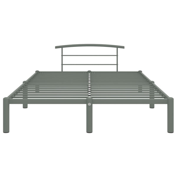 Bettgestell Grau Metall 160x200 cm