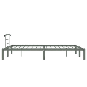 Bettgestell Grau Metall 160x200 cm