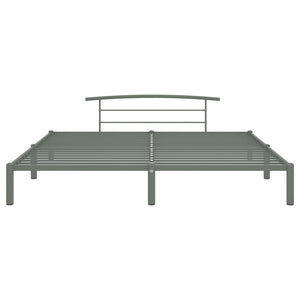 Bettgestell Grau Metall 180x200 cm
