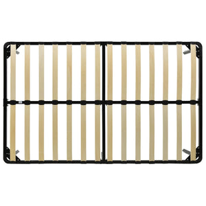 Bettgestell Schwarz Metall 140×200 cm