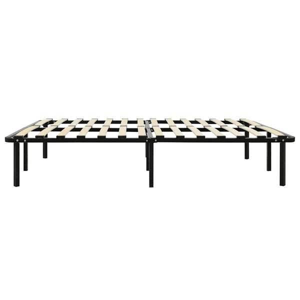 Bettgestell Schwarz Metall 160×200 cm
