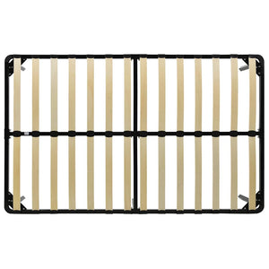 Bettgestell Schwarz Metall 160×200 cm