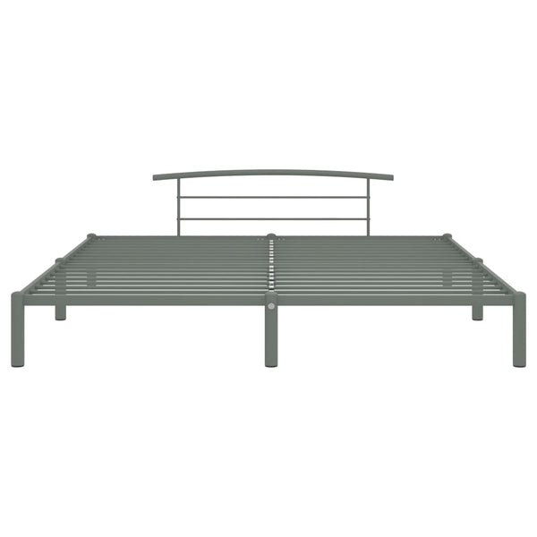 Bettgestell Grau Metall 200x200 cm