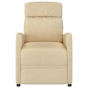 Massagesessel Creme Stoff