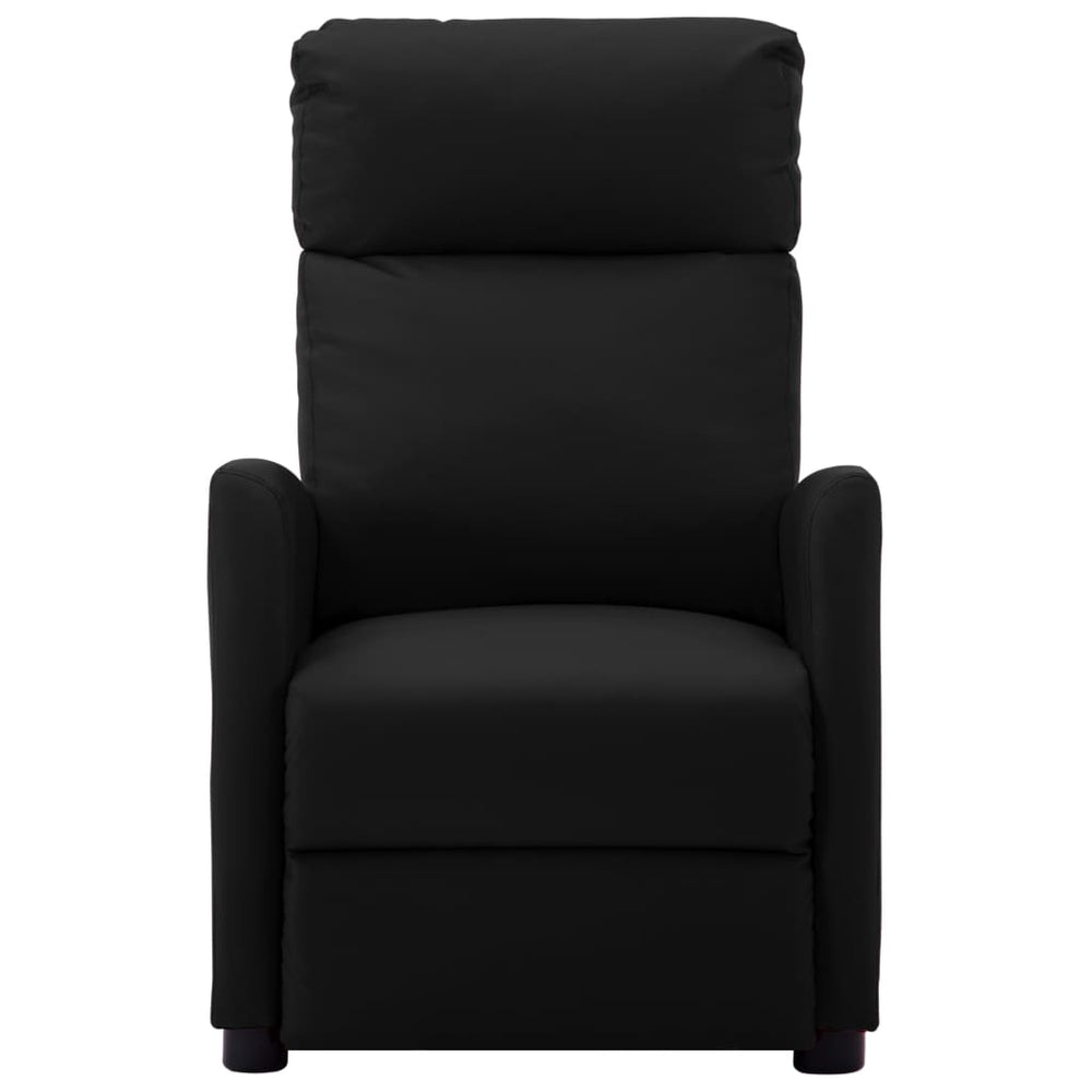 Massagesessel Schwarz Kunstleder