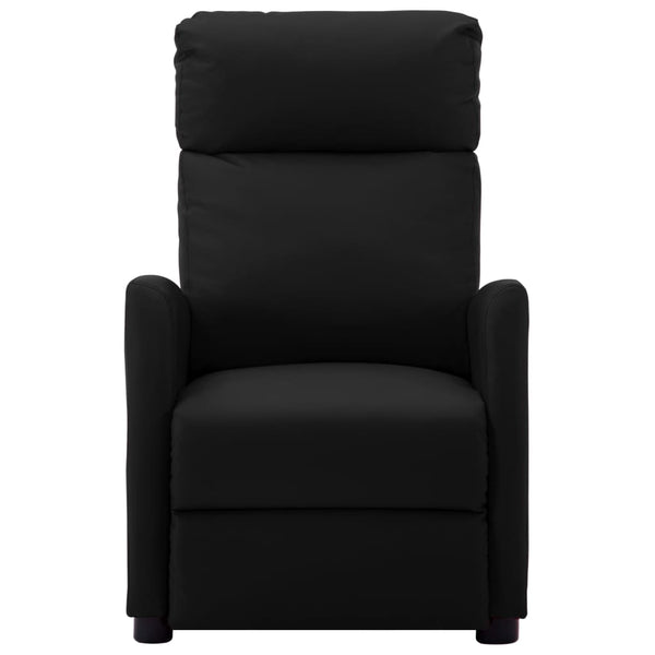 Massagesessel Schwarz Kunstleder