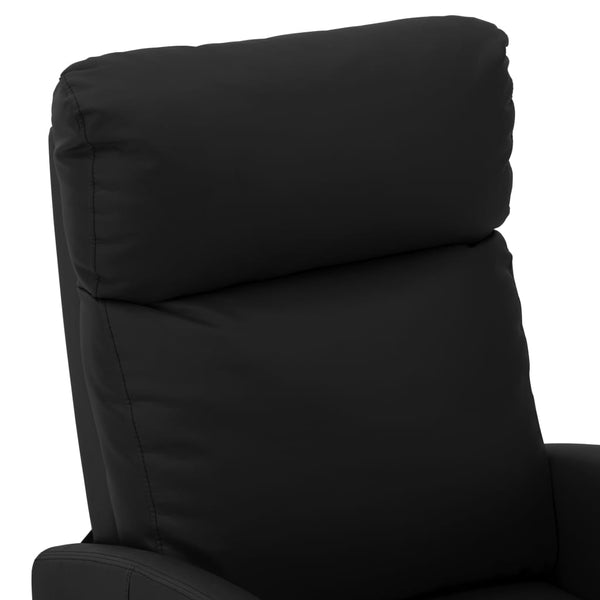 Massagesessel Schwarz Kunstleder