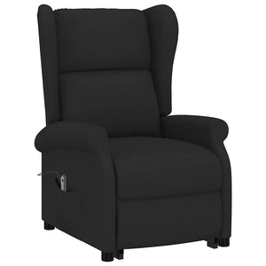 vidaXL Recliner Black Fabric