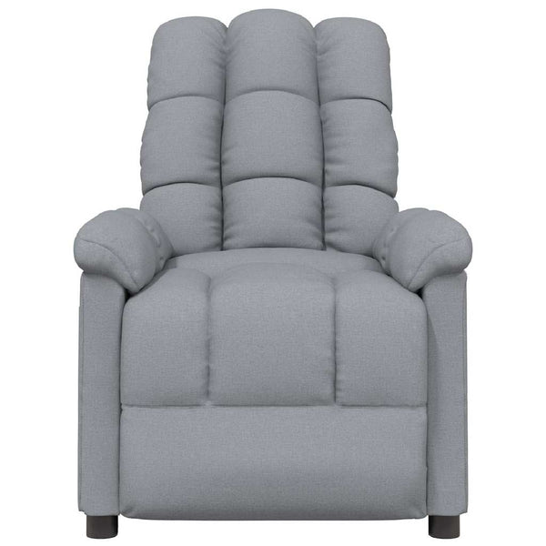 Relaxsessel Hellgrau Stoff